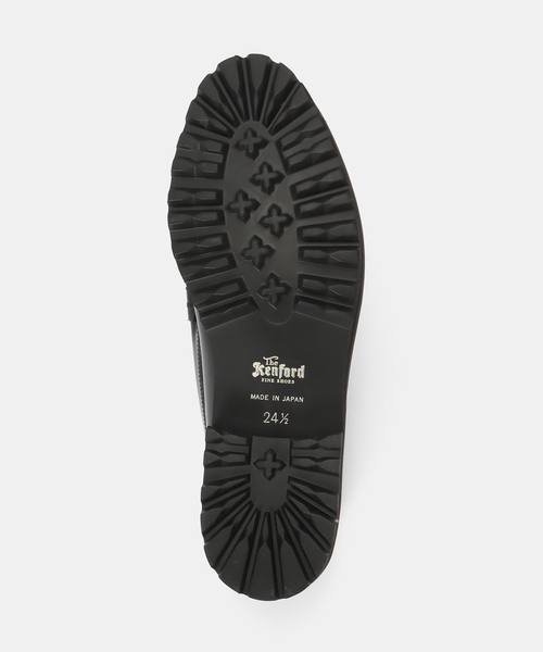 The Kenford Fineshoes(ケンフォードファインシューズ)の「The Kenford Fineshoes TANK SOLE LOAFERS / BLACK WHITE(ローファー・レディース・ホワイト・24.5cm/23cm)」の7枚目の写真