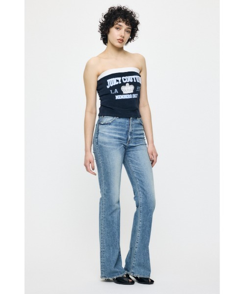MOUSSY(マウジー)の「JC MEMBERS チューブトップ(チューブトップ・レディース・グレー/ネイビー・2/1)」の10枚目の写真