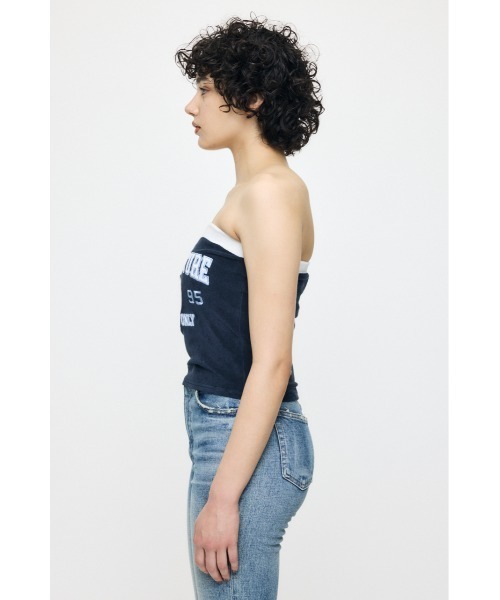 MOUSSY(マウジー)の「JC MEMBERS チューブトップ(チューブトップ・レディース・グレー/ネイビー・2/1)」の14枚目の写真