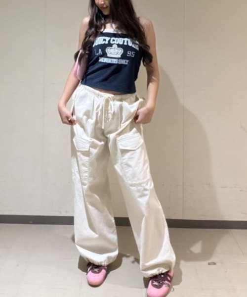 MOUSSY(マウジー)の「JC MEMBERS チューブトップ(チューブトップ・レディース・グレー/ネイビー・2/1)」の4枚目の写真