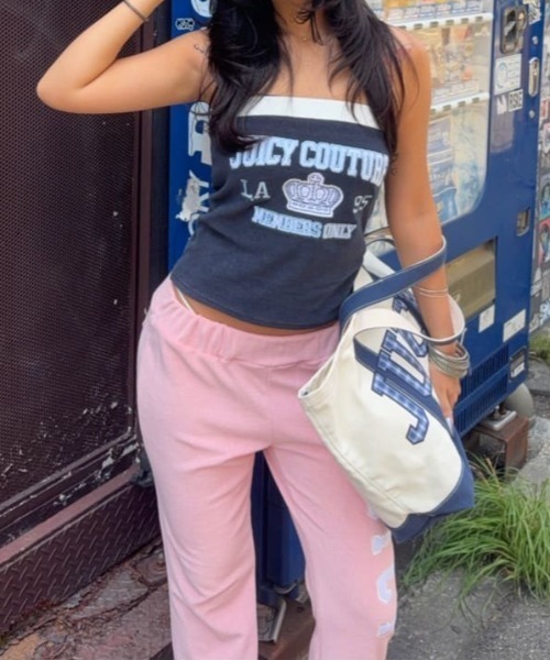 MOUSSY(マウジー)の「JC MEMBERS チューブトップ(チューブトップ・レディース・グレー/ネイビー・2/1)」の7枚目の写真