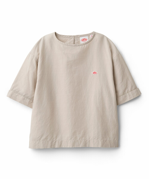 DANTON(ダントン)の「Women's Cotton Linen Slub Pullover Blouse(シャツ/ブラウス・レディース・サックスブルー/オレンジ/ブラック/ホワイト/ライトグリーン/グレイッシュベージュ・38/36)」の17枚目の写真
