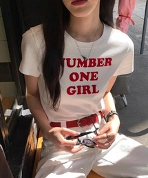 メッセージプリントカットソー