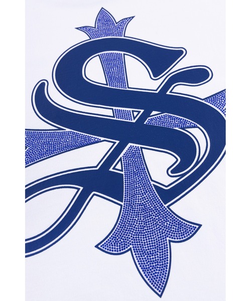 SUPPLIER(サプライヤー)の「Tシャツ|Cross Tee White & Blue (Slim Silhouette)|SUPPLIER(Tシャツ/カットソー・メンズ・ホワイト・SMALL/MEDIUM/LARGE/X-LARGE/XX-LARGE)」の4枚目の写真