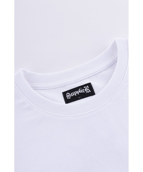 SUPPLIER(サプライヤー)の「Tシャツ|Cross Tee White & Blue (Slim Silhouette)|SUPPLIER(Tシャツ/カットソー・メンズ・ホワイト・SMALL/MEDIUM/LARGE/X-LARGE/XX-LARGE)」の5枚目の写真
