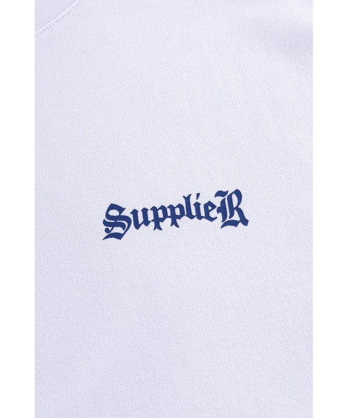SUPPLIER(サプライヤー)の「Tシャツ|Cross Tee White & Blue (Slim Silhouette)|SUPPLIER(Tシャツ/カットソー・メンズ・ホワイト・SMALL/MEDIUM/LARGE/X-LARGE/XX-LARGE)」の3枚目の写真