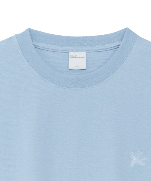 THECOLDESTMOMENT（ザコールデストモーメント）の「TCM starfish label T (sky blue)（Tシャツ/カットソー・レディース・その他・SMALL/MEDIUM/LARGE）」の4枚目の写真
