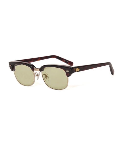 CALEE(キャリー)の「SIRMONT BROW GLASSES(メガネ・メンズ・ブラック×ブラック/ブラウン系その他/ブラウン系その他2・FREE)」の3枚目の写真