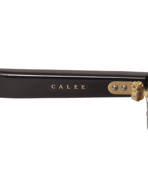 CALEE(キャリー)の「SIRMONT BROW GLASSES(メガネ・メンズ・ブラック×ブラック/ブラウン系その他/ブラウン系その他2・FREE)」の8枚目の写真