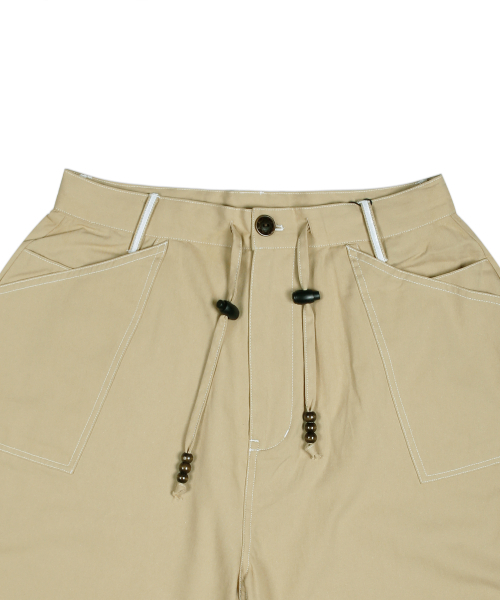 RuNaKi'Hu'(ルナキフ)の「WXP027 ルナキフ刺繍コットンバミューダパンツ(BEIGE)(その他パンツ・レディース・その他・1/3)」の6枚目の写真