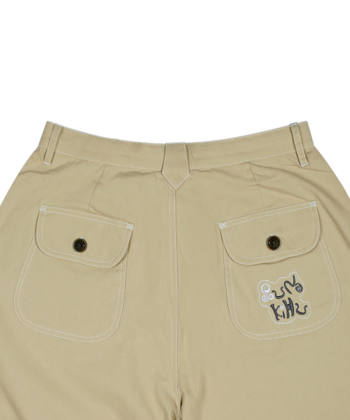 RuNaKi'Hu'(ルナキフ)の「WXP027 ルナキフ刺繍コットンバミューダパンツ(BEIGE)(その他パンツ・レディース・その他・1/3)」の7枚目の写真