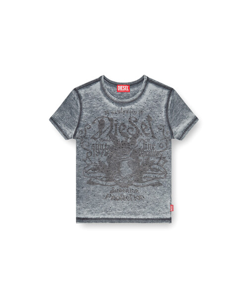 DIESEL(ディーゼル)の「ウィメンズ Tシャツ T-UNCUTIES-LONG-AA3(Tシャツ/カットソー・レディース・グレー/ピンク系その他/ベージュ系その他・LARGE/MEDIUM/SMALL/X-LARGE/X-SMALL)」の10枚目の写真