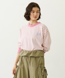 STRIPED L/S TOP