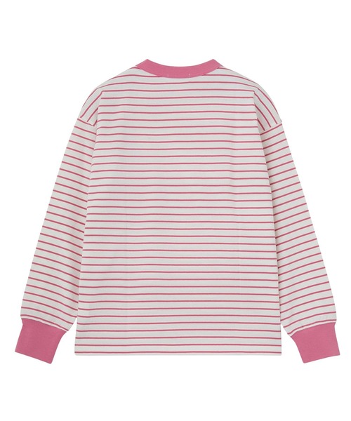 MILKFED.（ミルクフェド）の「STRIPED L/S TOP（Tシャツ/カットソー・レディース・ブラック/ピンク/ライトパープル・ONE SIZE）」の18枚目の写真
