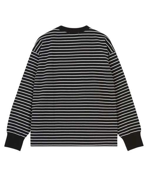MILKFED.（ミルクフェド）の「STRIPED L/S TOP（Tシャツ/カットソー・レディース・ブラック/ピンク/ライトパープル・ONE SIZE）」の20枚目の写真