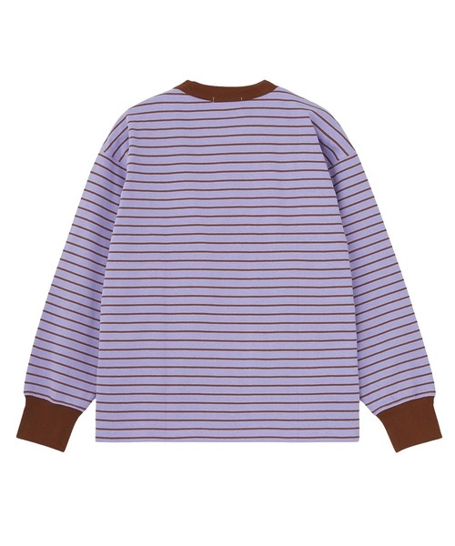 MILKFED.（ミルクフェド）の「STRIPED L/S TOP（Tシャツ/カットソー・レディース・ブラック/ピンク/ライトパープル・ONE SIZE）」の22枚目の写真