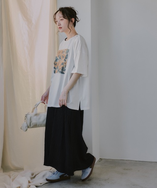 210nouve(トゥージュヌーブ)の「バックデザイン ジャガード ヨウリュウ ワンピース(ワンピース・レディース・アイボリー/ブラック/ブラウン・FREE)」の9枚目の写真