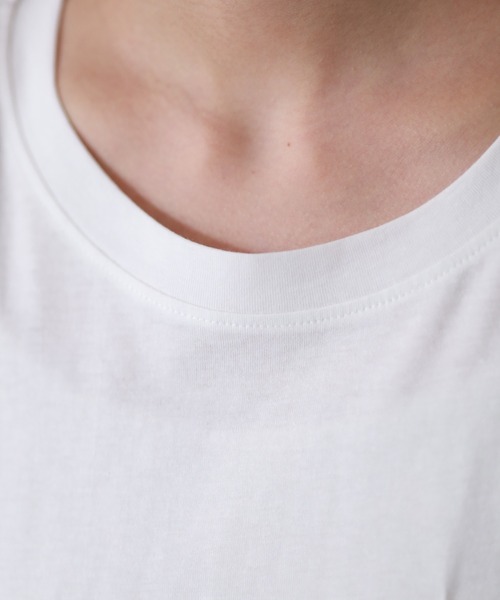 atONE(アットワン)の「ロゴ刺繍バックロゴプリントオーバーサイズTシャツ 半袖(Tシャツ/カットソー・レディース・ブラック/オフホワイト・M)」の7枚目の写真