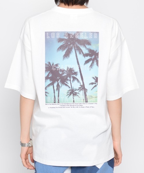 spiritoso(スピリトーゾ)の「【spiritoso】California Tee(Tシャツ/カットソー・レディース・ラベンダー/ホワイト・FREE)」の4枚目の写真