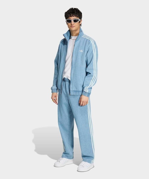 adidas(アディダス)の「デニム ファイヤーバード トラックジャケット / アディダスオリジナルス adidas Originals(ジャージ・メンズ・ブルー・X-LARGE/SMALL/MEDIUM/LARGE/3XL/XX-LARGE/X-SMALL)」の3枚目の写真