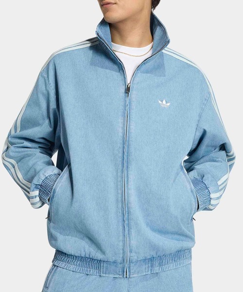 adidas(アディダス)の「デニム ファイヤーバード トラックジャケット / アディダスオリジナルス adidas Originals(ジャージ・メンズ・ブルー・X-LARGE/SMALL/MEDIUM/LARGE/3XL/XX-LARGE/X-SMALL)」の2枚目の写真
