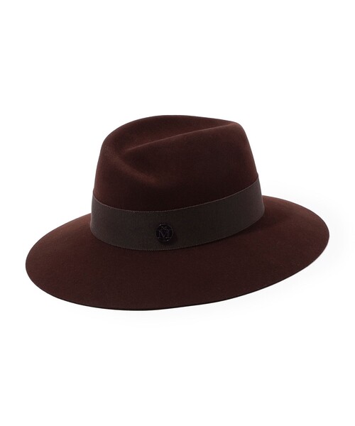 Maison Michel黒ウール・フェルトハット セール】MAISON MICHEL Virginie Felt ウールフェルト ハット（ハット