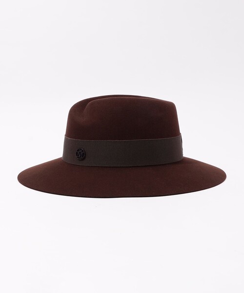 MAISON MICHEL(メゾンミッシェル)の「MAISON MICHEL Virginie Felt ウールフェルト ハット(ハット・レディース・ダークブラウン・S/M)」の4枚目の写真