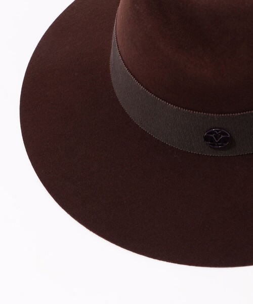 MAISON MICHEL(メゾンミッシェル)の「MAISON MICHEL Virginie Felt ウールフェルト ハット(ハット・レディース・ダークブラウン・S/M)」の5枚目の写真