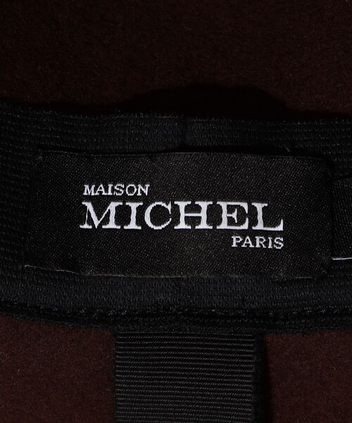 MAISON MICHEL(メゾンミッシェル)の「MAISON MICHEL Virginie Felt ウールフェルト ハット(ハット・レディース・ダークブラウン・S/M)」の7枚目の写真