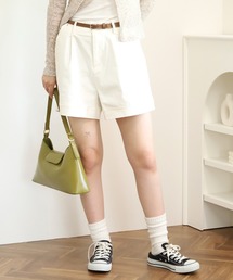spiritoso ハイウエストショートパンツ