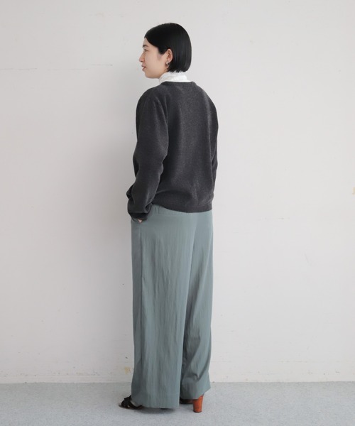 NOMBRE IMPAIR(ノンブルアンペール)の「【予約】モールダブルニット ショートカーディガン(カーディガン/ボレロ・レディース・ピンク/グレー/ブラウン/サックスブルー・FREE)」の8枚目の写真