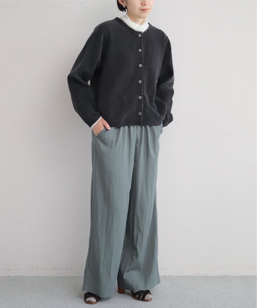 NOMBRE IMPAIR(ノンブルアンペール)の「【予約】モールダブルニット ショートカーディガン(カーディガン/ボレロ・レディース・ピンク/グレー/ブラウン/サックスブルー・FREE)」の9枚目の写真