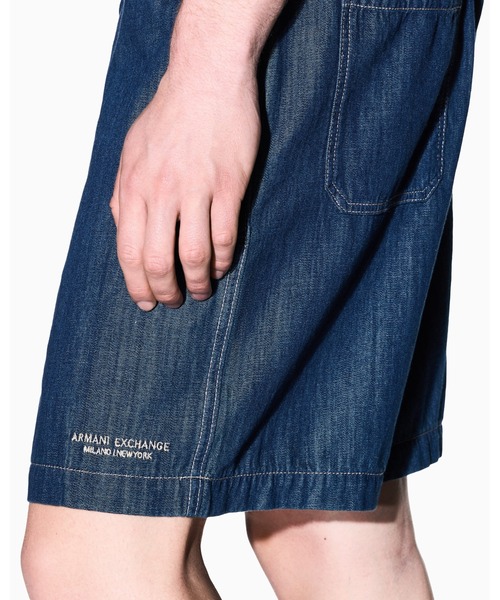 ARMANI EXCHANGE（アルマーニエクスチェンジ）の「【A|X アルマーニ エクスチェンジ】デニム ショーツ（その他パンツ・メンズ・ブルー・31inch/30inch/29inch/36inch/34inch/33inch/32inch）」の5枚目の写真