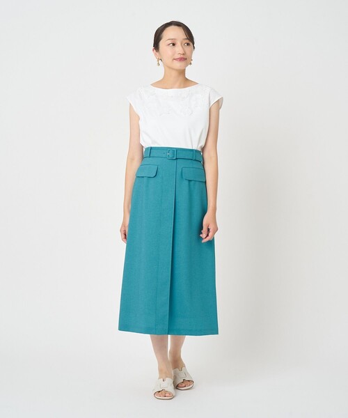 ANAYI(アナイ)の「ポンチ刺繍 プルオーバー(Tシャツ/カットソー・レディース・ブラック/ホワイト・38/36)」の7枚目の写真