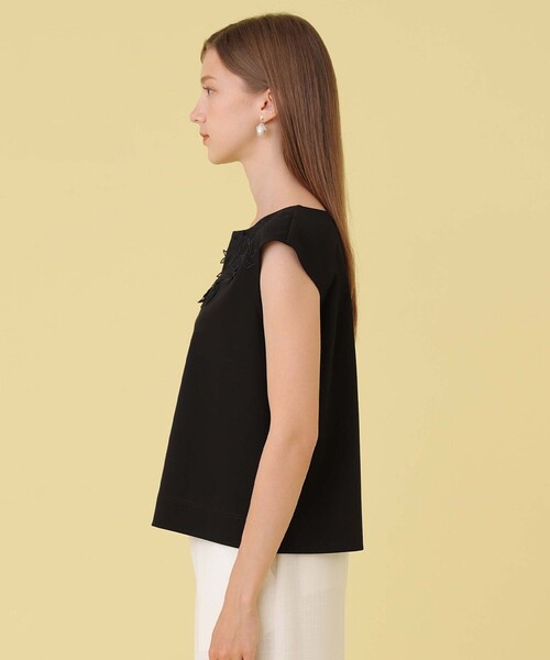ANAYI(アナイ)の「ポンチ刺繍 プルオーバー(Tシャツ/カットソー・レディース・ブラック/ホワイト・38/36)」の10枚目の写真