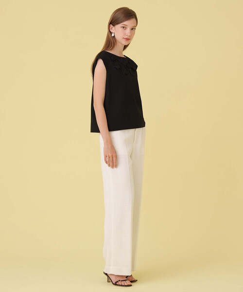 ANAYI(アナイ)の「ポンチ刺繍 プルオーバー(Tシャツ/カットソー・レディース・ブラック/ホワイト・38/36)」の14枚目の写真