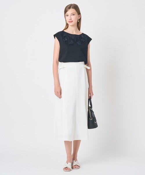 ANAYI(アナイ)の「ポンチ刺繍 プルオーバー(Tシャツ/カットソー・レディース・ブラック/ホワイト・38/36)」の15枚目の写真