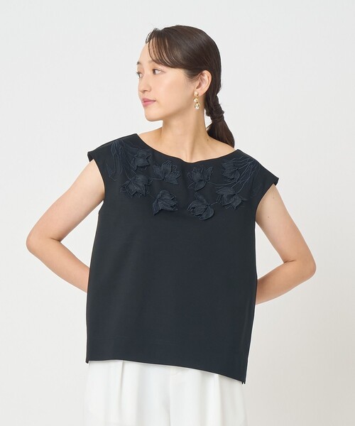 ANAYI(アナイ)の「ポンチ刺繍 プルオーバー(Tシャツ/カットソー・レディース・ブラック/ホワイト・38/36)」の17枚目の写真