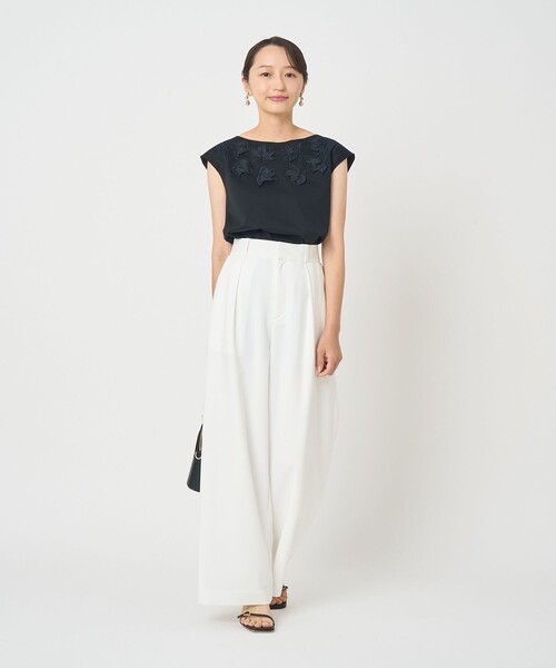 ANAYI(アナイ)の「ポンチ刺繍 プルオーバー(Tシャツ/カットソー・レディース・ブラック/ホワイト・38/36)」の20枚目の写真