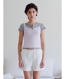 Lace square sleeveless_pink