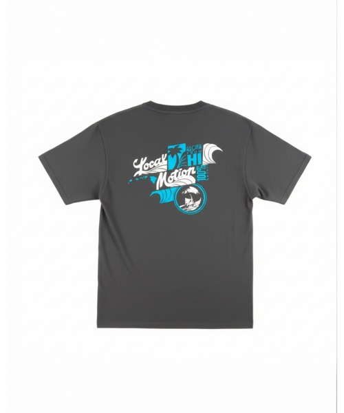 LOCALMOTION HAWAII(ローカルモーション ハワイ)の「サーフステッチ&ロゴプリントTシャツ(Tシャツ/カットソー・メンズ・ホワイト/チャコールグレー・LARGE/X-LARGE/MEDIUM/SMALL)」の4枚目の写真