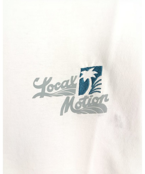 LOCALMOTION HAWAII(ローカルモーション ハワイ)の「サーフステッチ&ロゴプリントTシャツ(Tシャツ/カットソー・メンズ・ホワイト/チャコールグレー・LARGE/X-LARGE/MEDIUM/SMALL)」の9枚目の写真