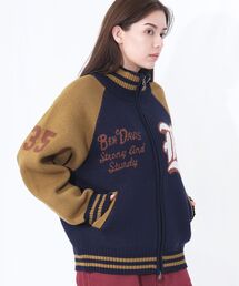 NAVAL（ナバル）の「【BEN DAVIS（ベンデイビス）】BALLPARK KNIT JACKET / ニット ジャケット ダブルジャガード スタジャン スタジアムジャンパー ユニセックス 秋冬（スタジャン）」