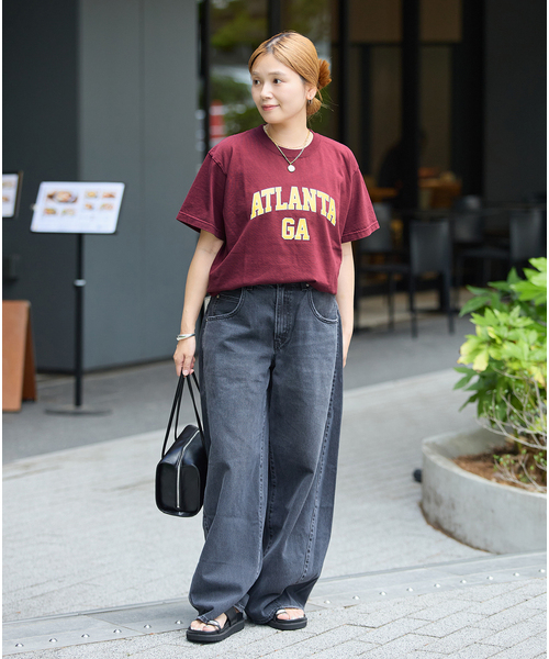 JOURNAL STANDARD（ジャーナルスタンダード）の「JS  FES PREPPY  Tシャツ（Tシャツ/カットソー・レディース・ホワイト/ボルドー/レッド・FREE）」の16枚目の写真