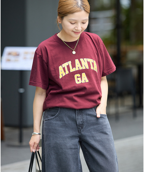 JOURNAL STANDARD（ジャーナルスタンダード）の「JS  FES PREPPY  Tシャツ（Tシャツ/カットソー・レディース・ホワイト/ボルドー/レッド・FREE）」の20枚目の写真