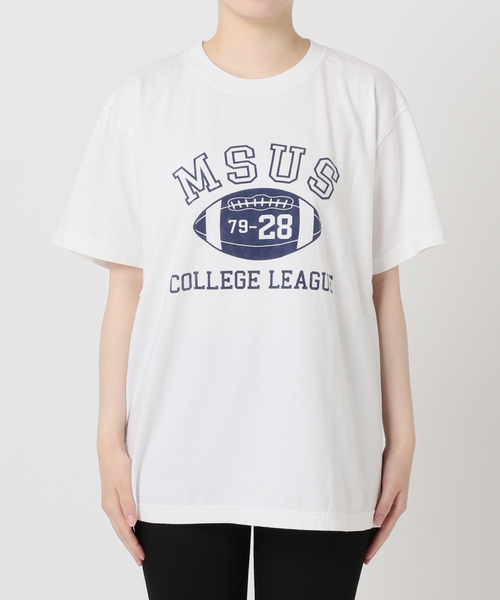 JOURNAL STANDARD（ジャーナルスタンダード）の「JS  FES PREPPY  Tシャツ（Tシャツ/カットソー・レディース・ホワイト/ボルドー/レッド・FREE）」の22枚目の写真