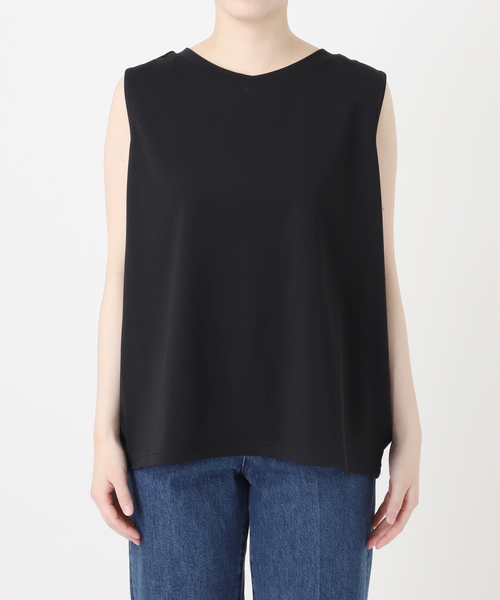 B.C STOCK(ベーセーストック)の「《追加5》ウォッシャブル / 接触冷感 / ノースリボックスTEE(Tシャツ/カットソー・レディース・ブラック/ホワイト/ブルー/ウッド・FREE)」の22枚目の写真