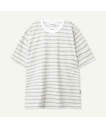 マルチストライプ半袖Tシャツ