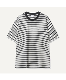 マルチストライプ半袖Tシャツ