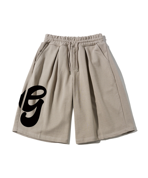 ELIMENO(エリメノ)の「ELジエルツーピンタックヘビーバミューダパンツ4カラー(その他パンツ・メンズ・ブラック/ベージュ/グレー/チャコール・1/2/3)」の6枚目の写真